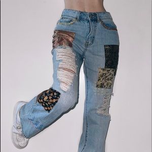 Urban Outfitters| Patch Work Jeans